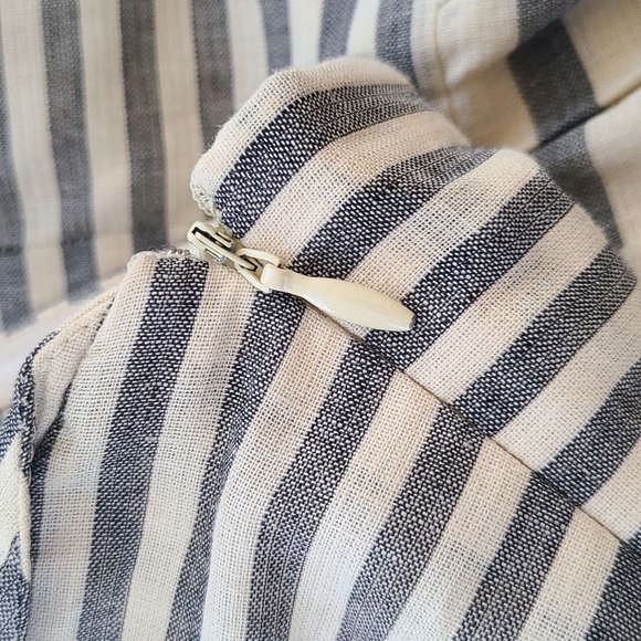 Anthropologie Meave Strapless Maeve Dress 4 Linen - Picture 8 of 9